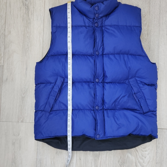 Vintage J.Crew Royal Blue Goose Down Puffer Y2K Preppy - Picture 7 of 8